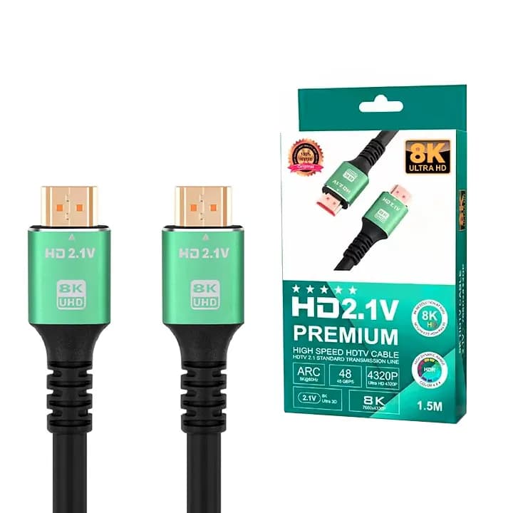 کابل HDMI مدل HD2.1V PREMIUM 8K به طول 1.5 متر
