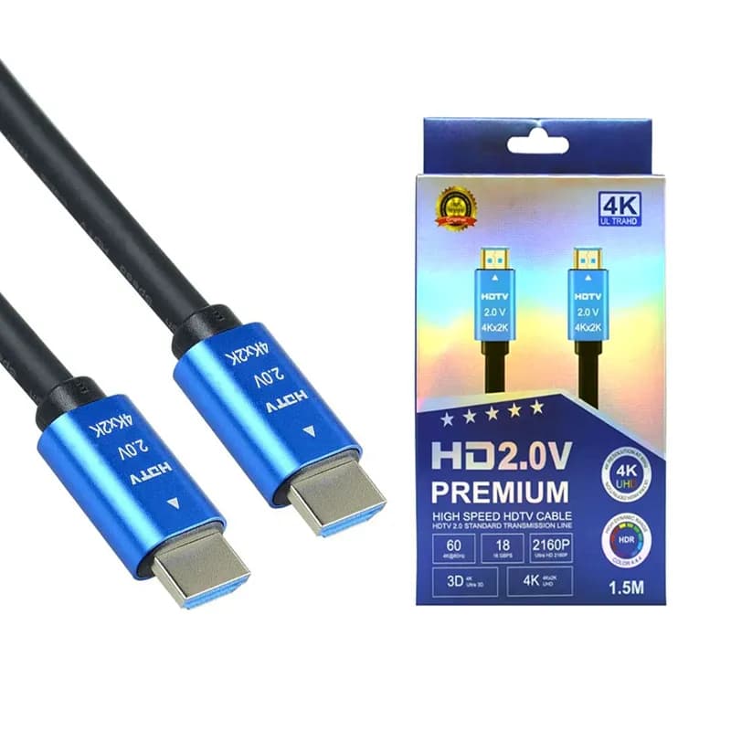 کابل HDMI مدل HD2.0V PREMIUM-4K به طول 1.5 متر