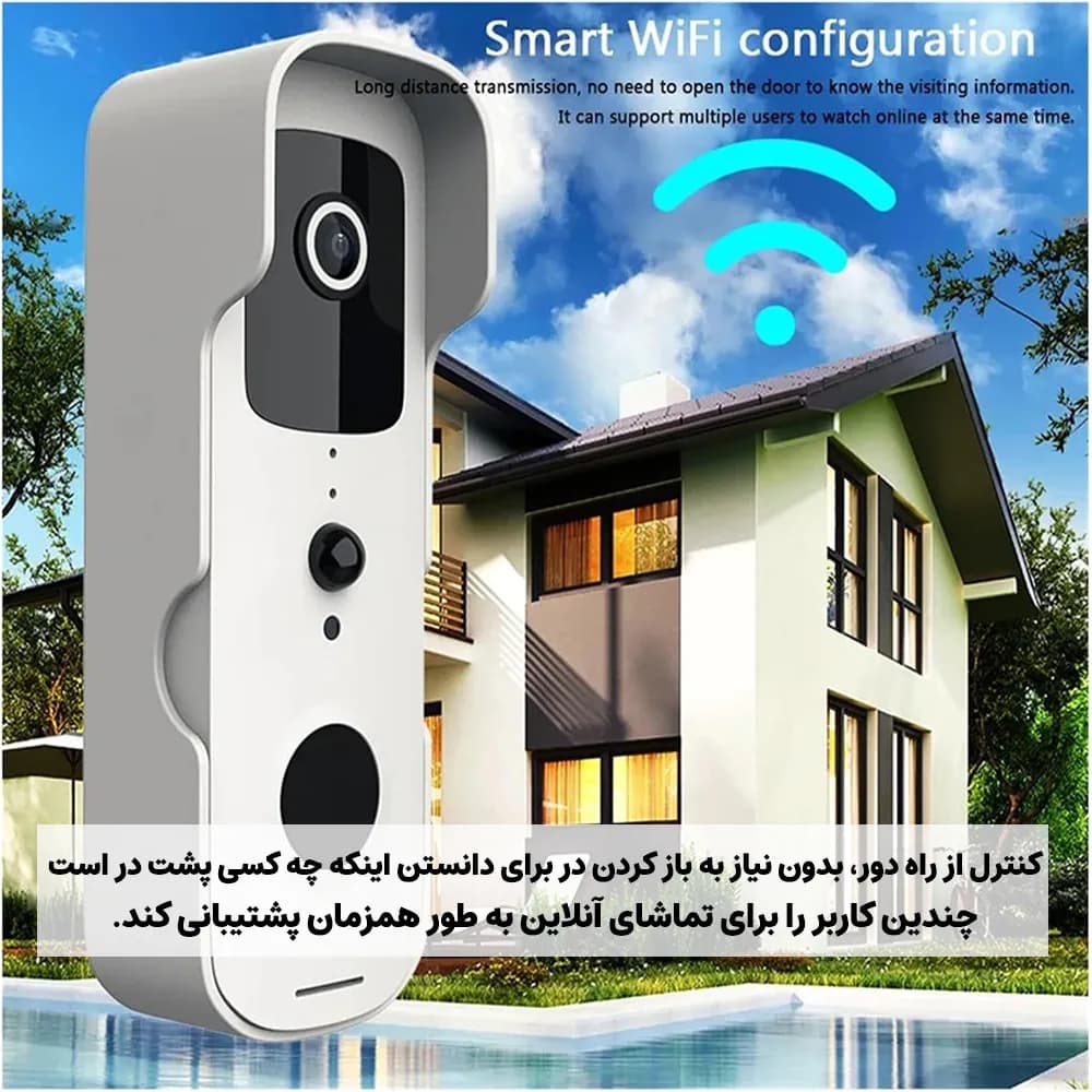 زنگ در تصویری هوشمند تویا TUYA PST-T30 WiFi — تصویر ۳