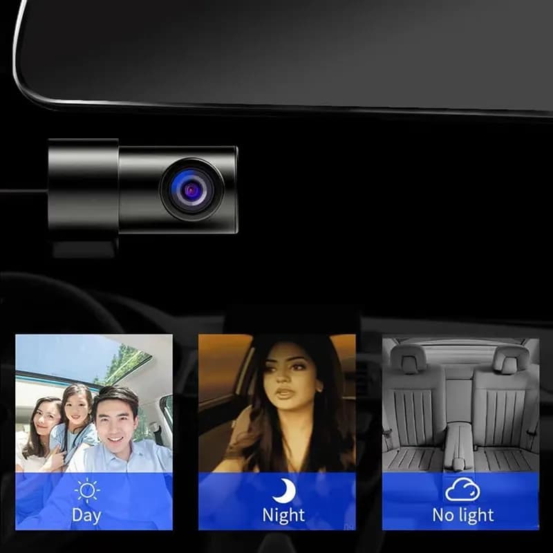 دوربین ثبت وقایع خودرو آینه‌ای 3 دوربین مدل RoadLens WS8 — تصویر ۸