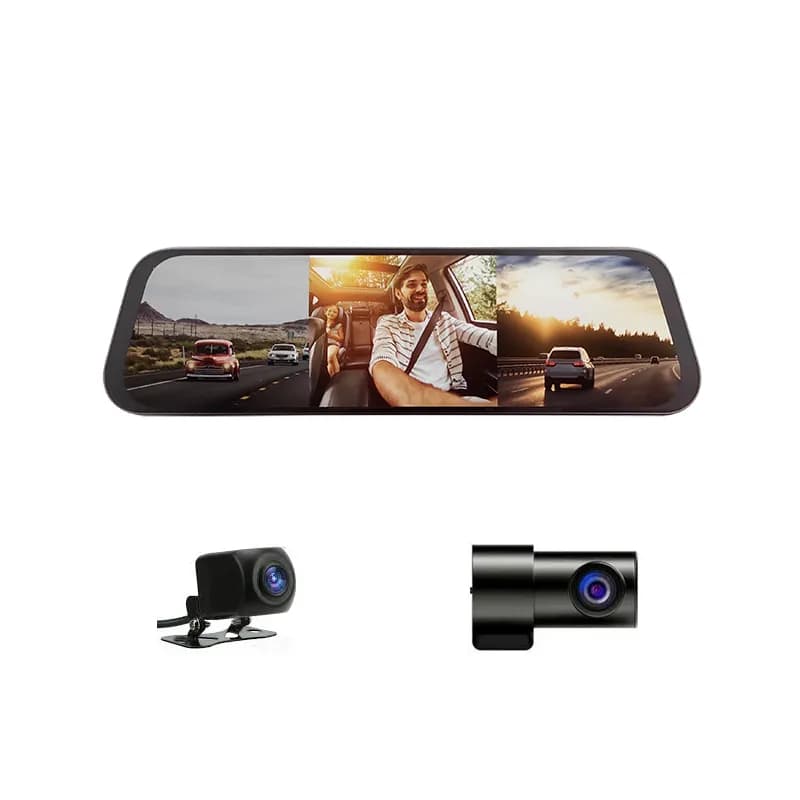 دوربین ثبت وقایع خودرو آینه‌ای 3 دوربین مدل RoadLens WS8 — تصویر ۲