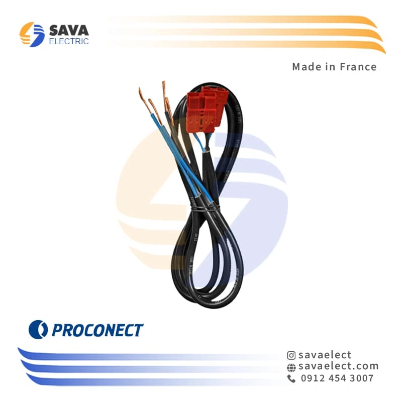کانکتور با کابل ترانس اتوماتیک فاراتل AVR32F توان 8KVA پروکانکت فرانسه — تصویر ۵
