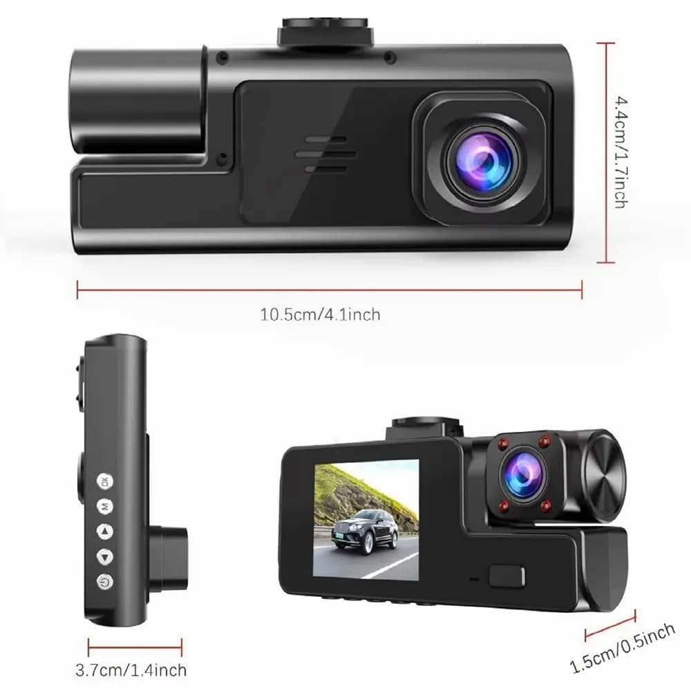 دوربین ثبت وقایع خودرو 3 دوربین مدل RoadLens VS22 — تصویر ۳