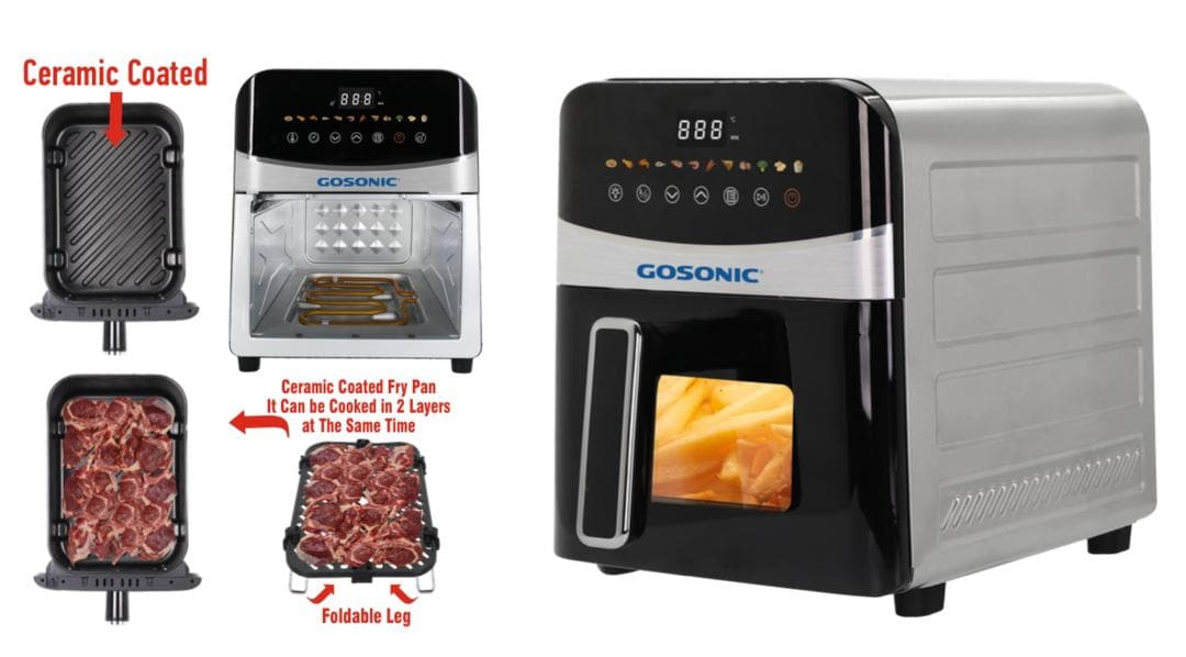 سرخ کن بدون روغن گوسونیک مدل Gosonic GAF-859 — تصویر ۲