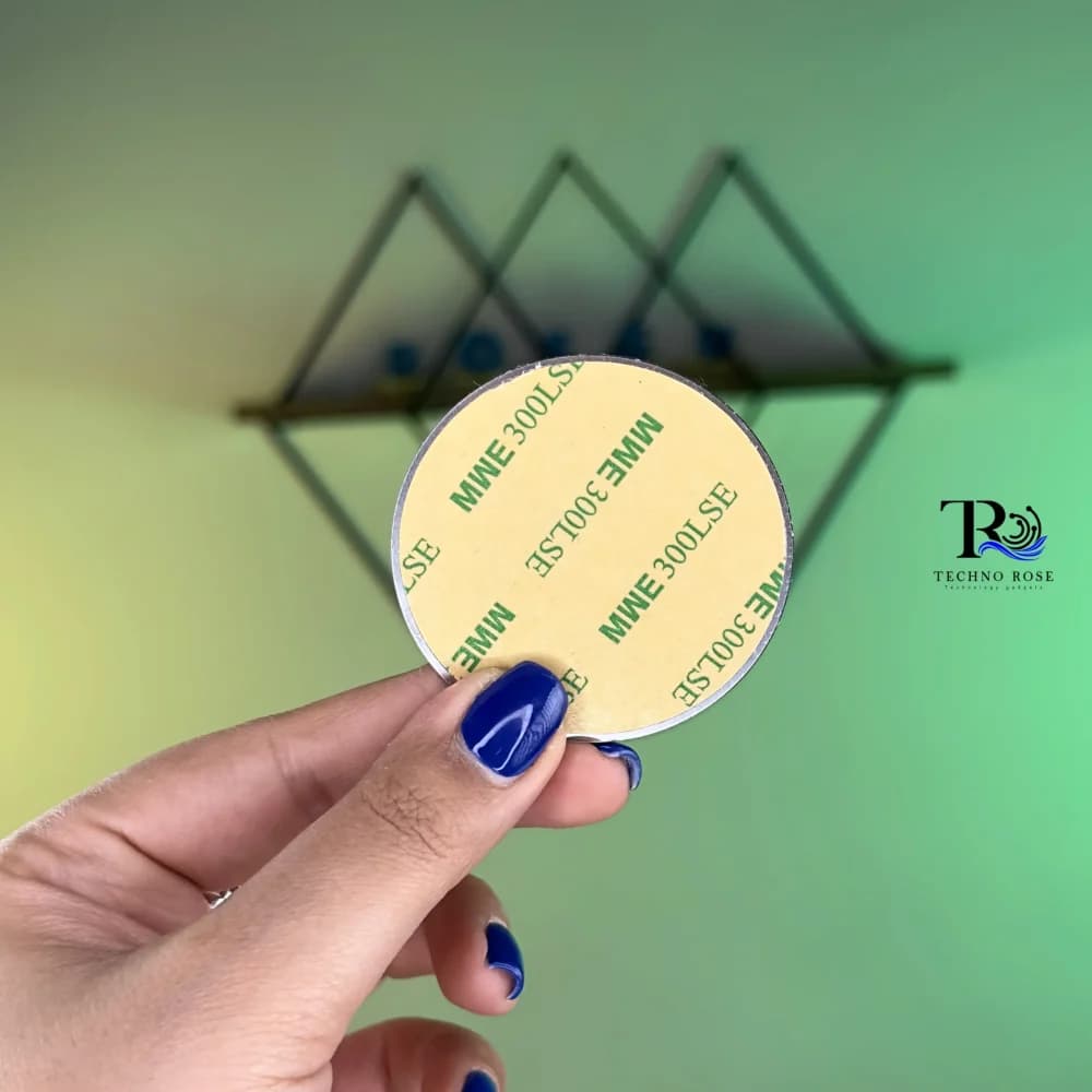 مینی اسپیکر بلوتوثی مگنتی پورودو PD-STMS3W-BK با نورپردازی RGB — تصویر ۵