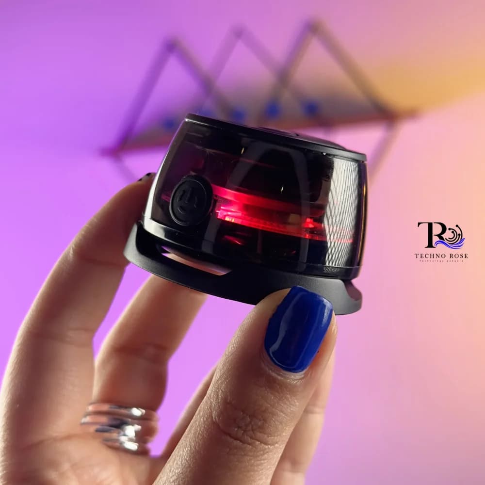 مینی اسپیکر بلوتوثی مگنتی پورودو PD-STMS3W-BK با نورپردازی RGB — تصویر ۴