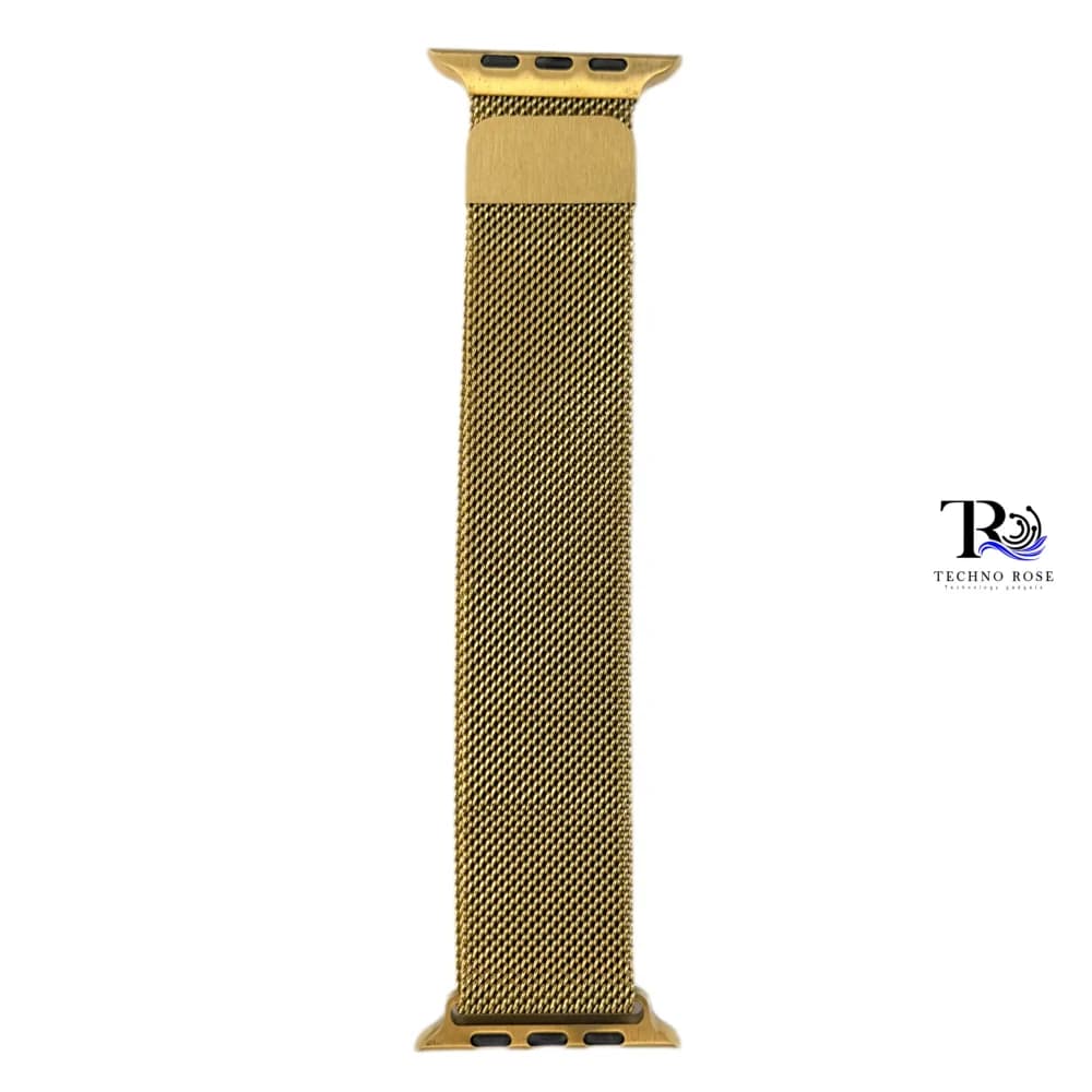 بند اپل واچ میلانس طلایی و رزگلد سایز 44-46-49