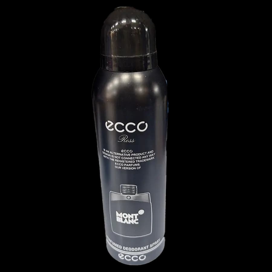 اسپری خوشبوکننده بدن مردانه اکو (Ecco) رایحه بر اساس عطر فوق‌العاده محبوب و کلاسیک (Montblanc Legend) 200 میل