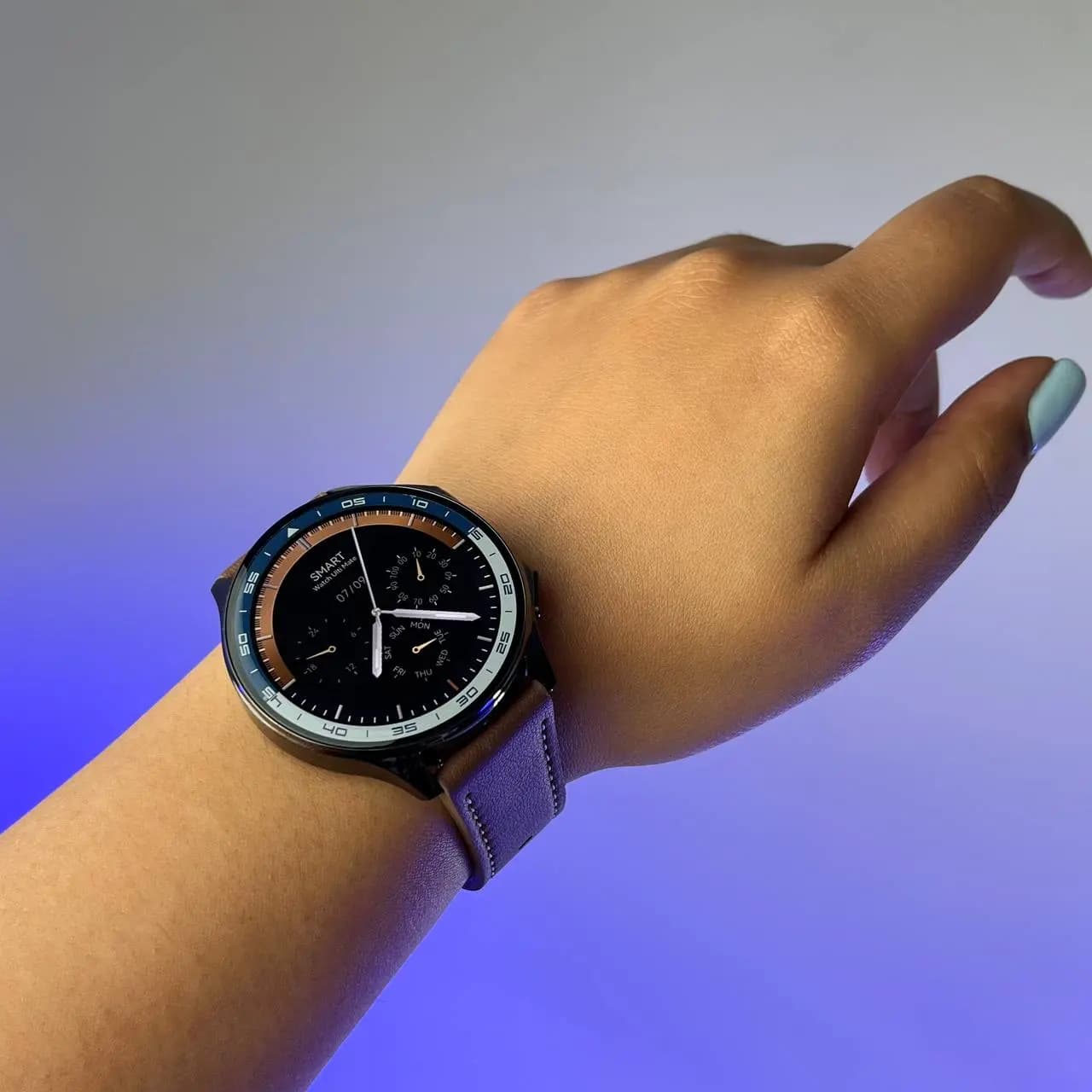 ساعت هوشمند مدل DT watch X صفحه گرد — تصویر ۵