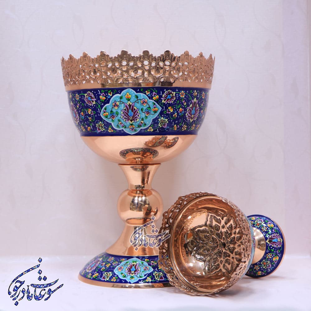 آجیل خوری مس و پرداز سایز 30 — تصویر ۲