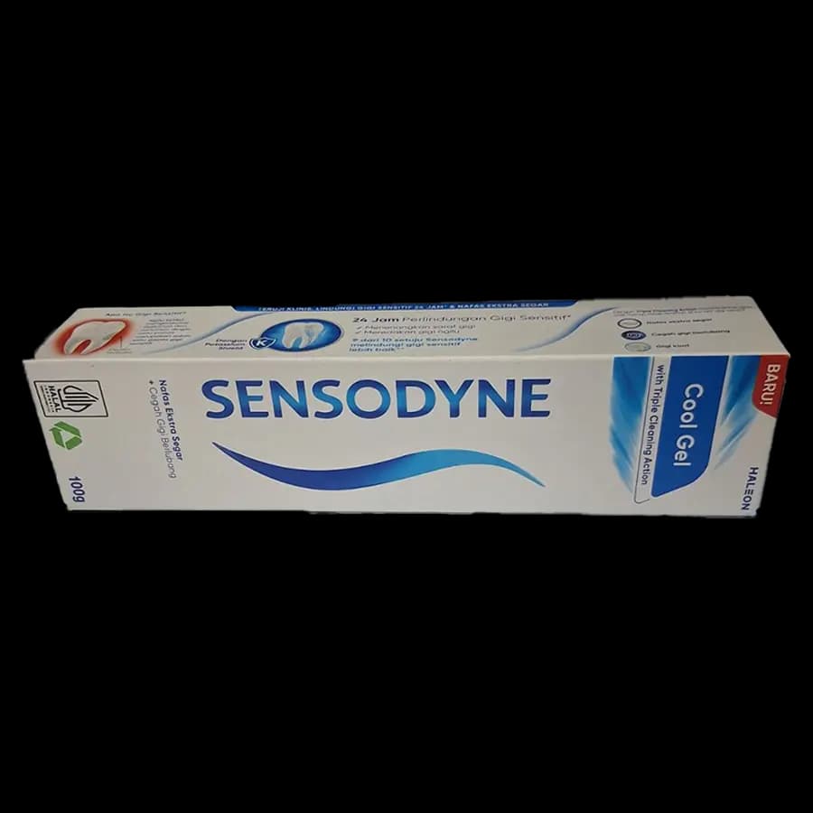 خمیر دندان ژلی سنسوداین مدل ژل خنک کننده (Cool Gel) وزن ۱۰۰ میل