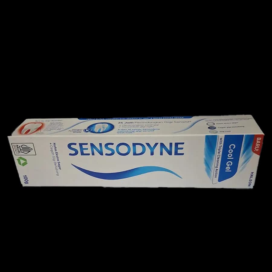 خمیر دندان ژلی سنسوداین مدل ژل خنک کننده (Cool Gel) وزن ۱۰۰ میل – عمده بسته 12 عددی — تصویر ۲