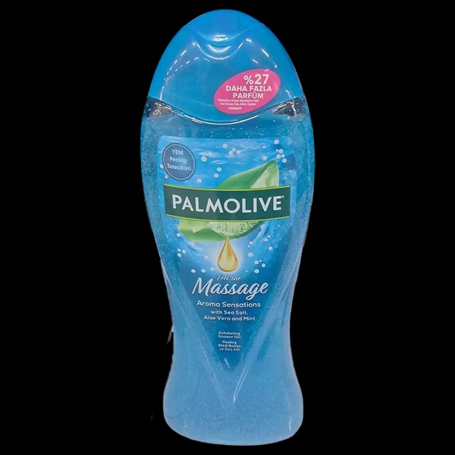 شامپو بدن لایهبردار و اسکراب بدن (Palmolive) رایحه نمک دریا، آلوئهورا و نعناع 500 میلی لیتر