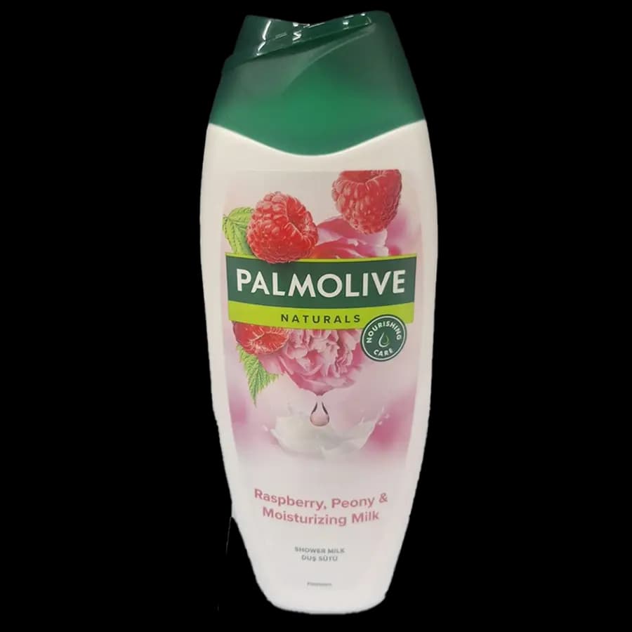 شامپو بدن پالمولیو (Palmolive) رایحه تمشک، گل صدتومانی و شیر مرطوب‌کننده 500 میلی لیتر