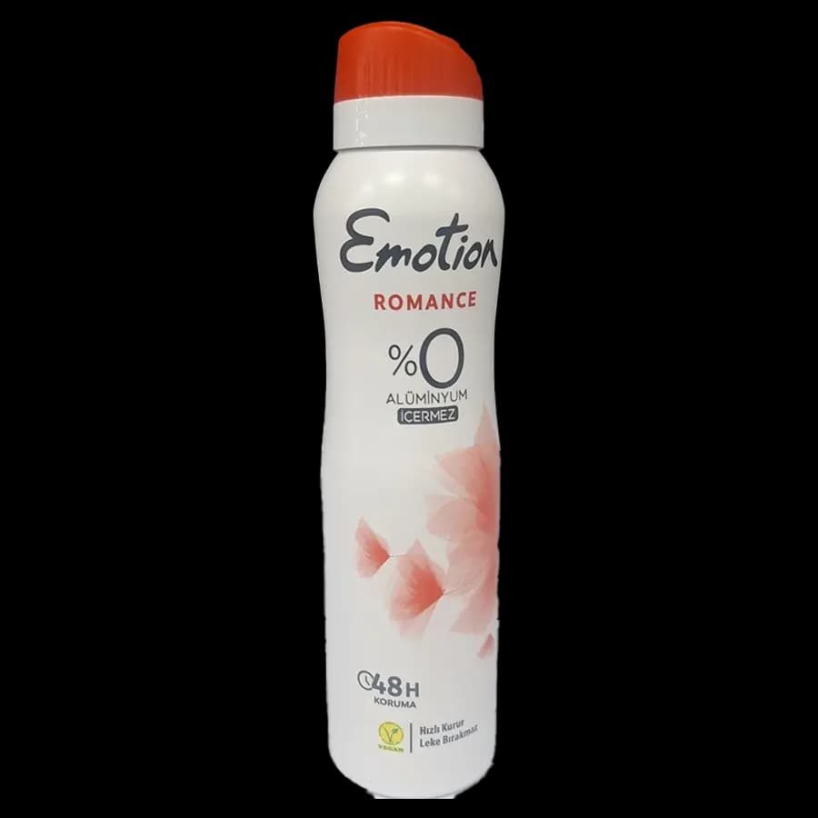 اسپری خوشبوکننده و دئودورانت بدن بانوان اموشن (Emotion) رایحه رمانس 150 میل