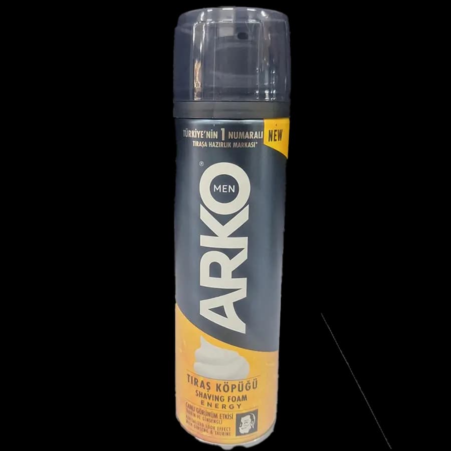 فوم (کف) اصلاح آرکو (ARKO) مدل انرژی (Energy) شاداب کننده پوست 200 میل