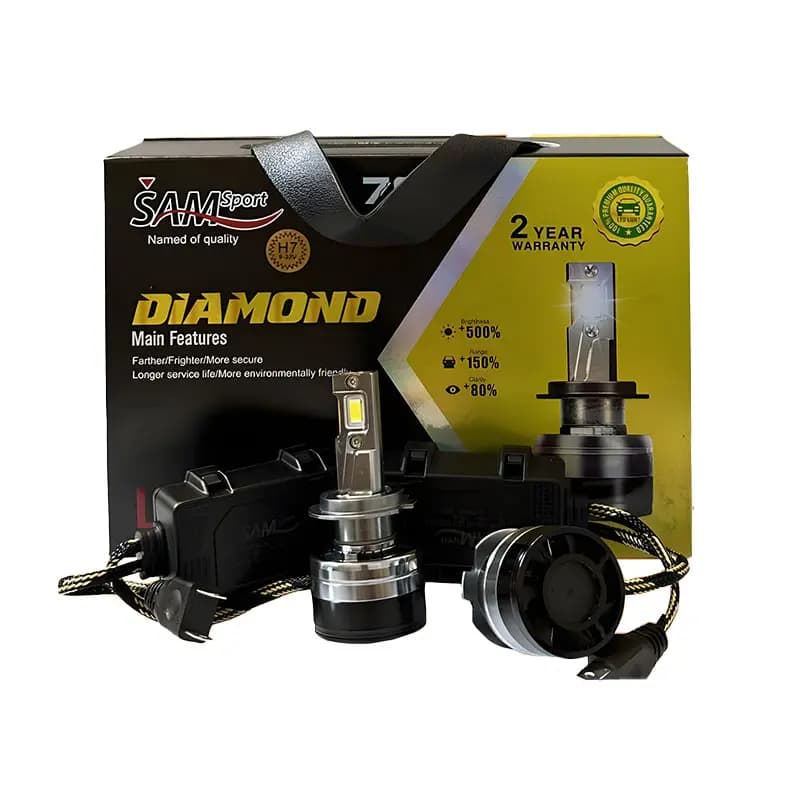 هدلایت دیاموند Diamond مدل 70W توان روشنایی 10000LM برند سام اسپرت