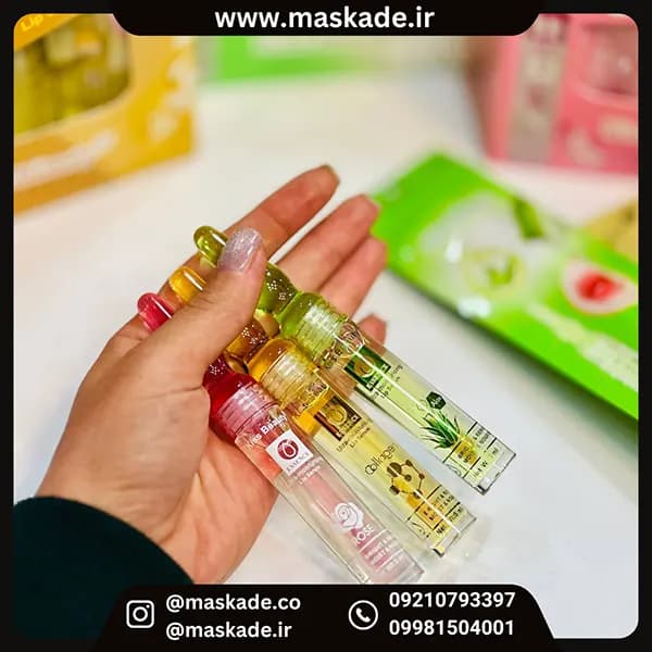 برق لب حجم دهنده لب آمپولی کیس بیوتی