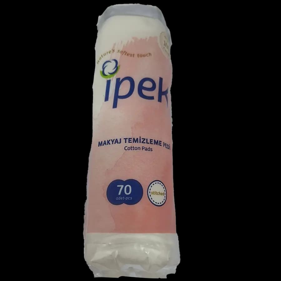 پد پنبه‌ای پاک‌کننده آرایش ایپک (İpek) 70 عددی
