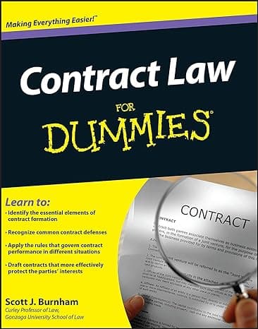 کتاب Contract Law For Dummies 1st Edition