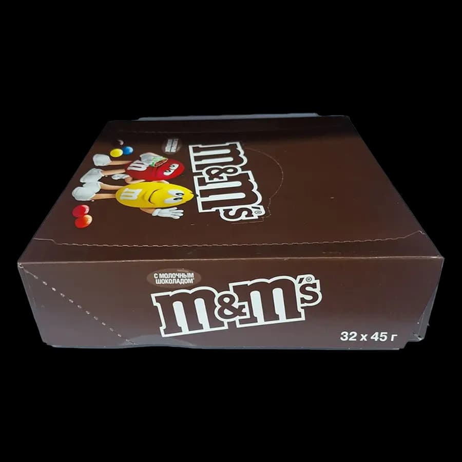 اسمارتیز ام اند امز (M&M’S) با مغز شکلات 45 گرمی – عمده بسته 32 عددی