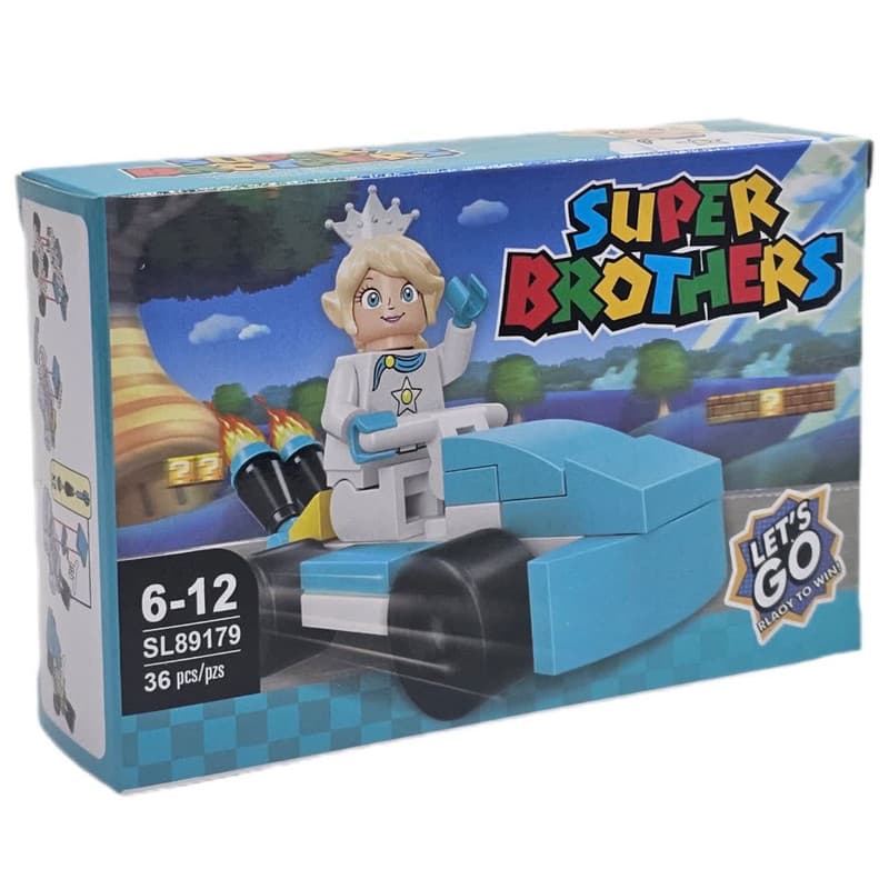 ساختنی 36 تکه ناب سل مدل ماریو ماشین سوار کد 36PCS/PZS SUPER BROTHERS SL89179 NO.5