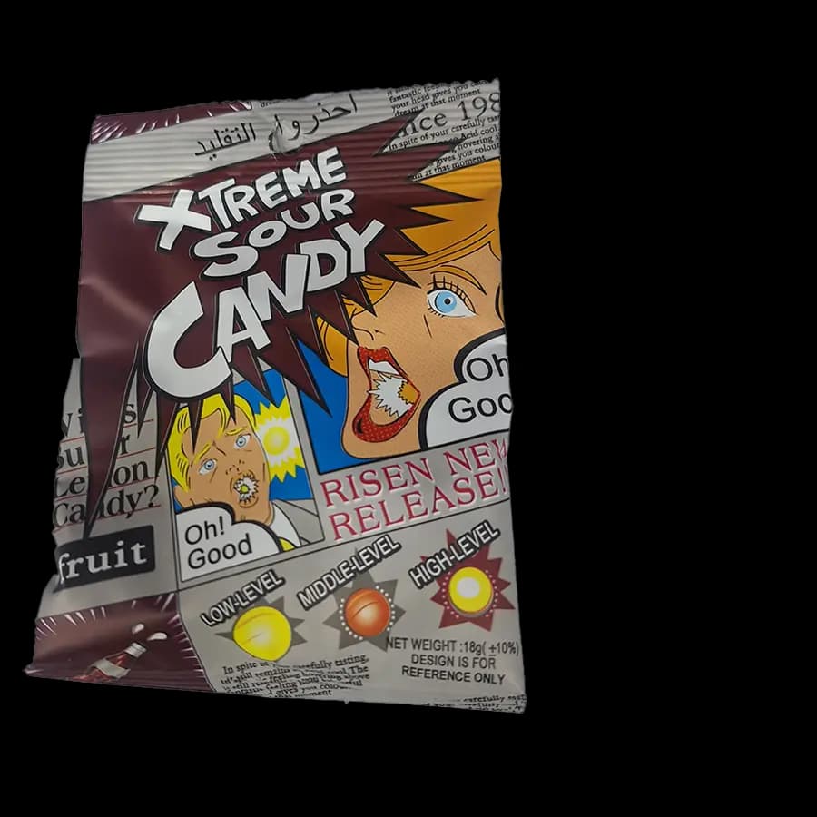 آبنبات ترش اکستریم(Xtreme Sour Candy) طعم کولا 18 گرمی بسته 30 عددی — تصویر ۲