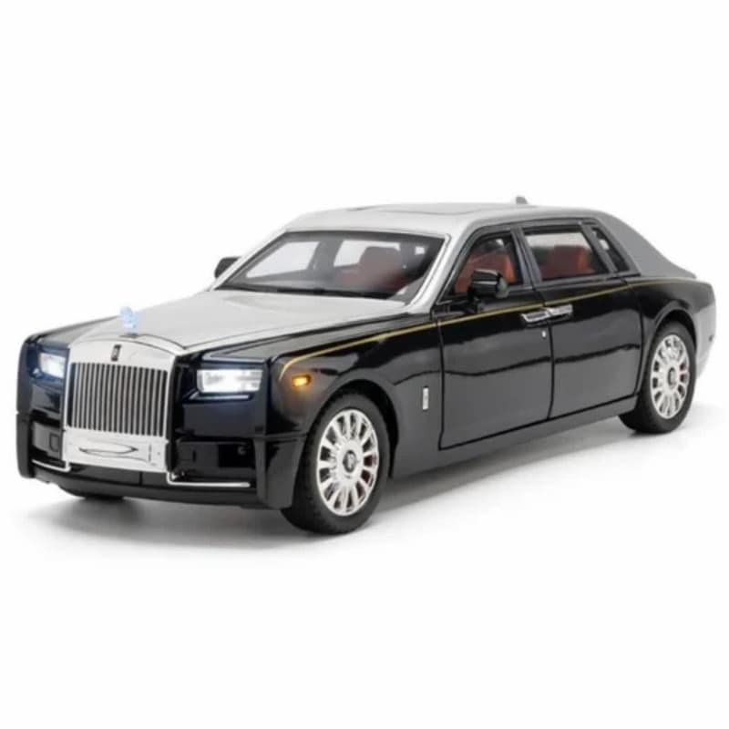 ماکت ماشین بازی ناب سل مدل رولزرویس سقف کهکشانی فلزی موزیکال کد Rolls-Royce scale 1:18 — تصویر ۶