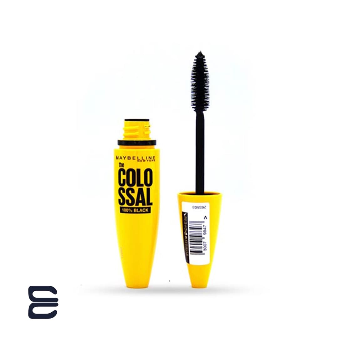 ریمل حجم دهنده ضد آب زرد میبلین Maybelline Colossal Mascara