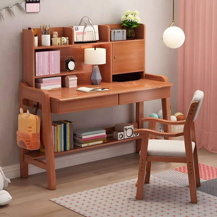 میز تحریر کتابخانه دار مدل ایلا