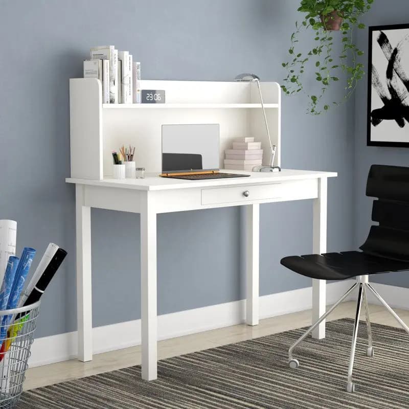 میز تحریر کتابخانه دار کوچک مدل نگین — تصویر ۲