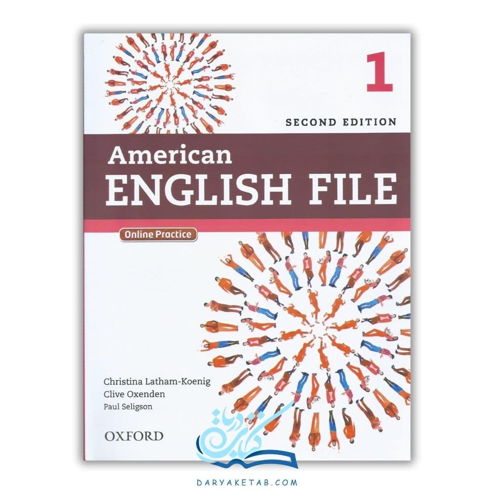 کتاب American English File 1 Second Edition [امریکن انگلیش فایل 1 دوم ادیشن] با 50% تخفیف