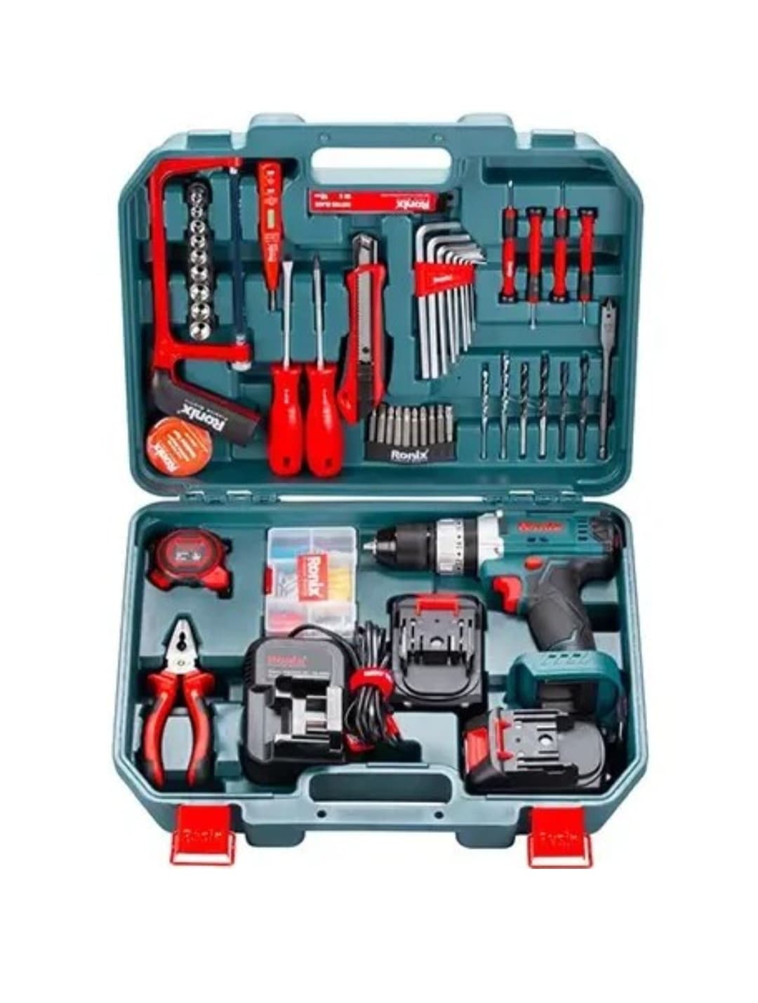 کیت دریل شارژی 20 ولت 53 پارچه رونیکس RS-8620