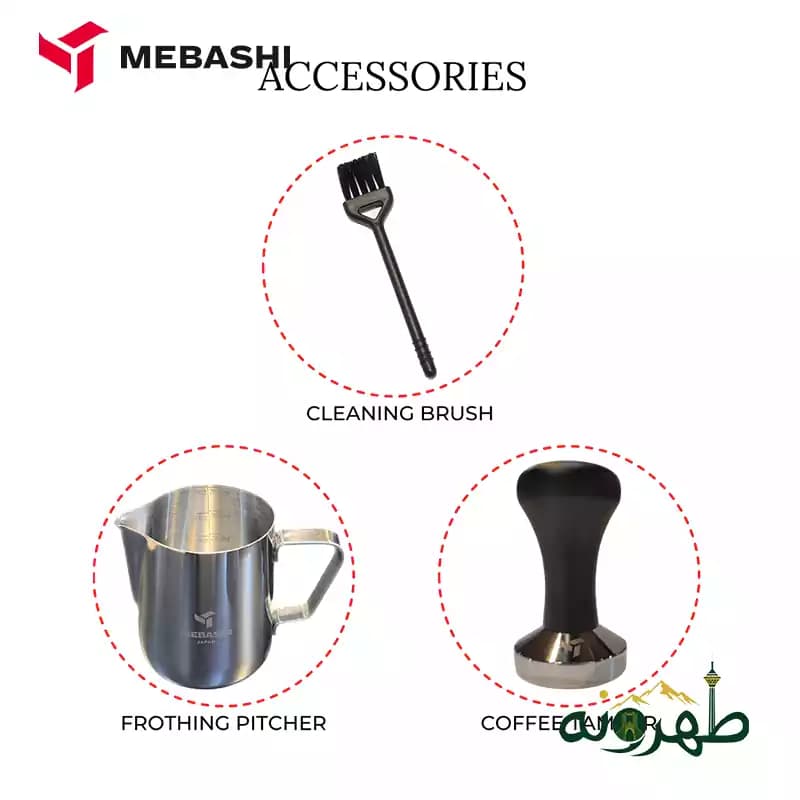 اسپرسوساز مباشی مدل MEBASHI ME-ECM2038 — تصویر ۳