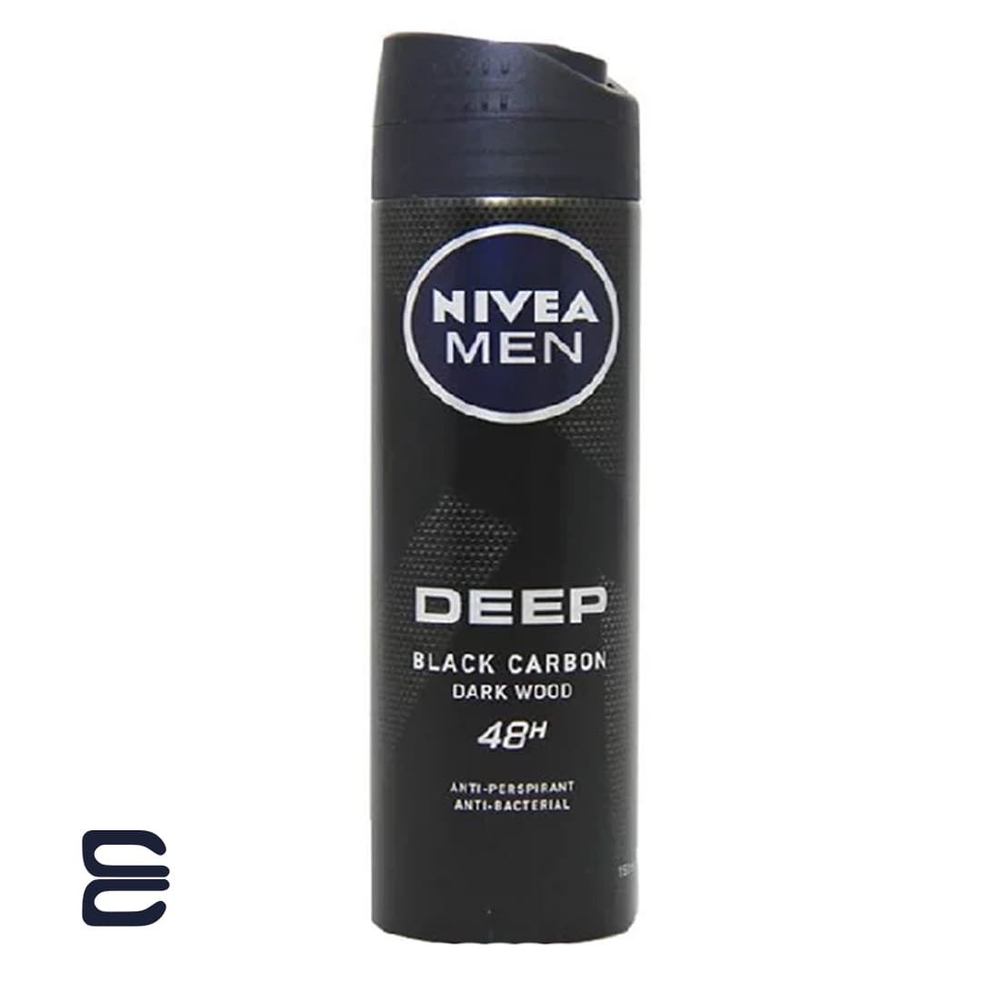 اسپری بدن خوشبو کننده Deep Black Carbon Dark Wood مردانه نیوآ 150 میلی لیتر