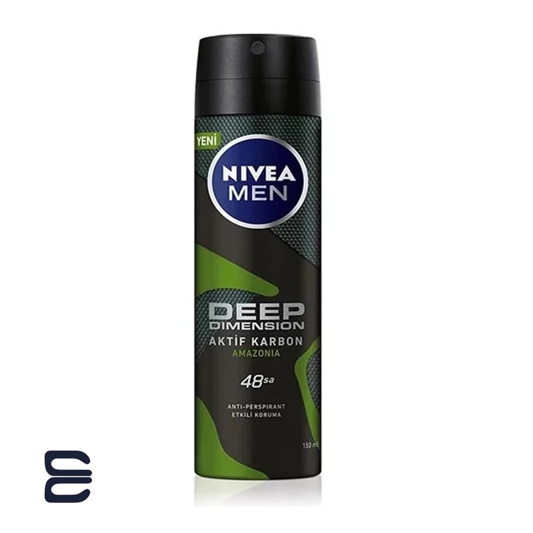 اسپری بدن خوشبو کننده Deep Black Carbon Amazonia مردانه نیوآ 150 میلی لیتر