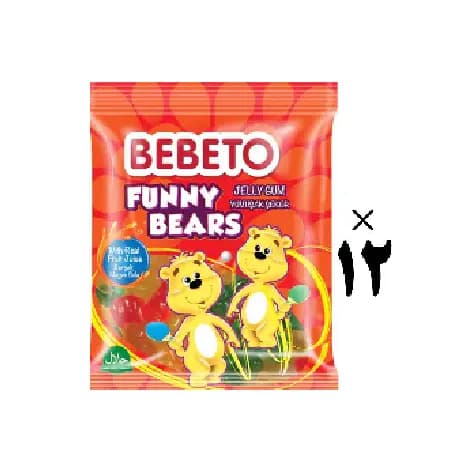 پاستیل خرسی 12 عددی ببتو Bebeto — تصویر ۲