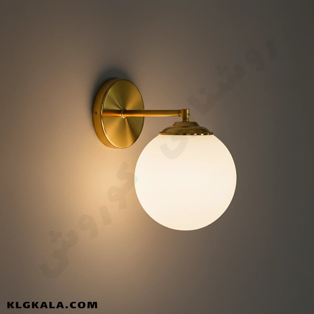 دیوارکوب مولکولی 1 شعله طرح خطی