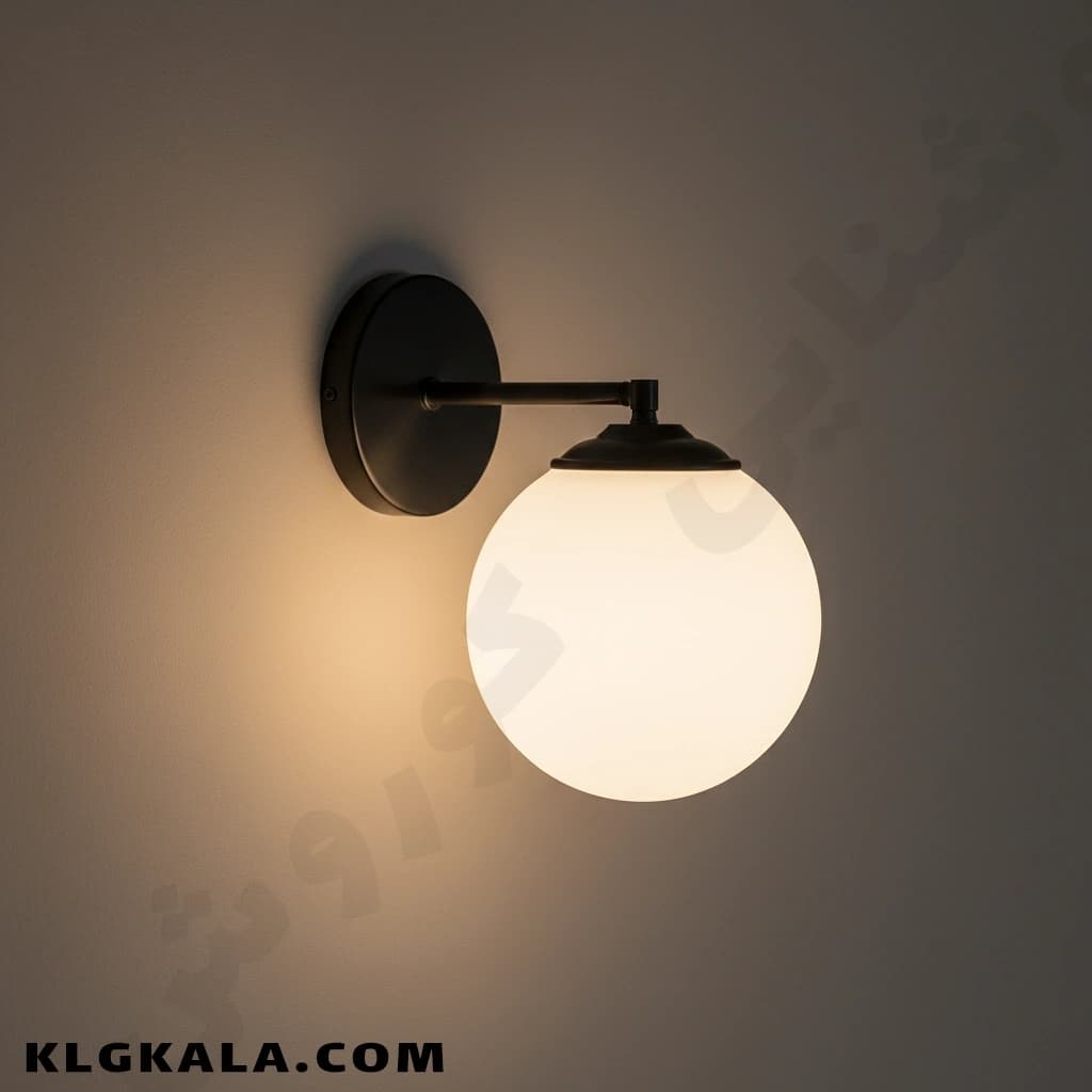 دیوارکوب مولکولی 1 شعله طرح خطی — تصویر ۳