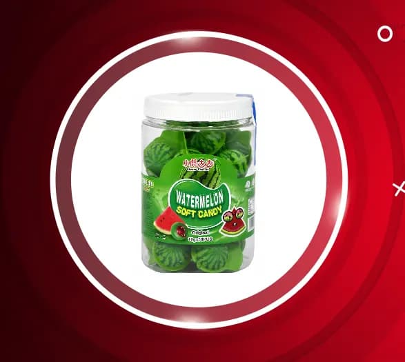 پاستیل ژله ای هندوانه 30 عددی واترملون Watermelon Gummy — تصویر ۳