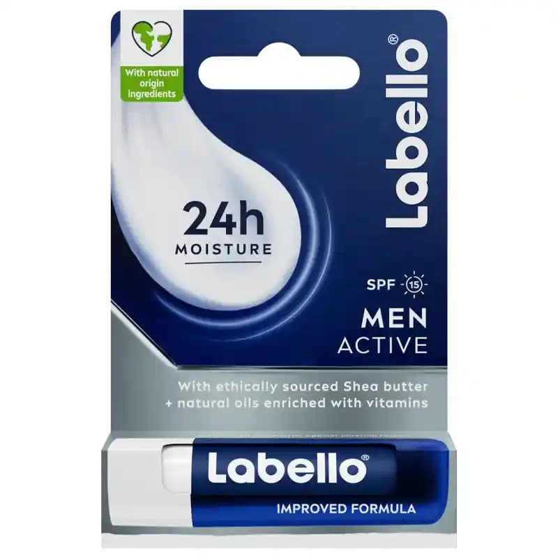 بالم لب لبلو ۲۴ ساعته مردانه مدل LABELLO MEN ACTIVE