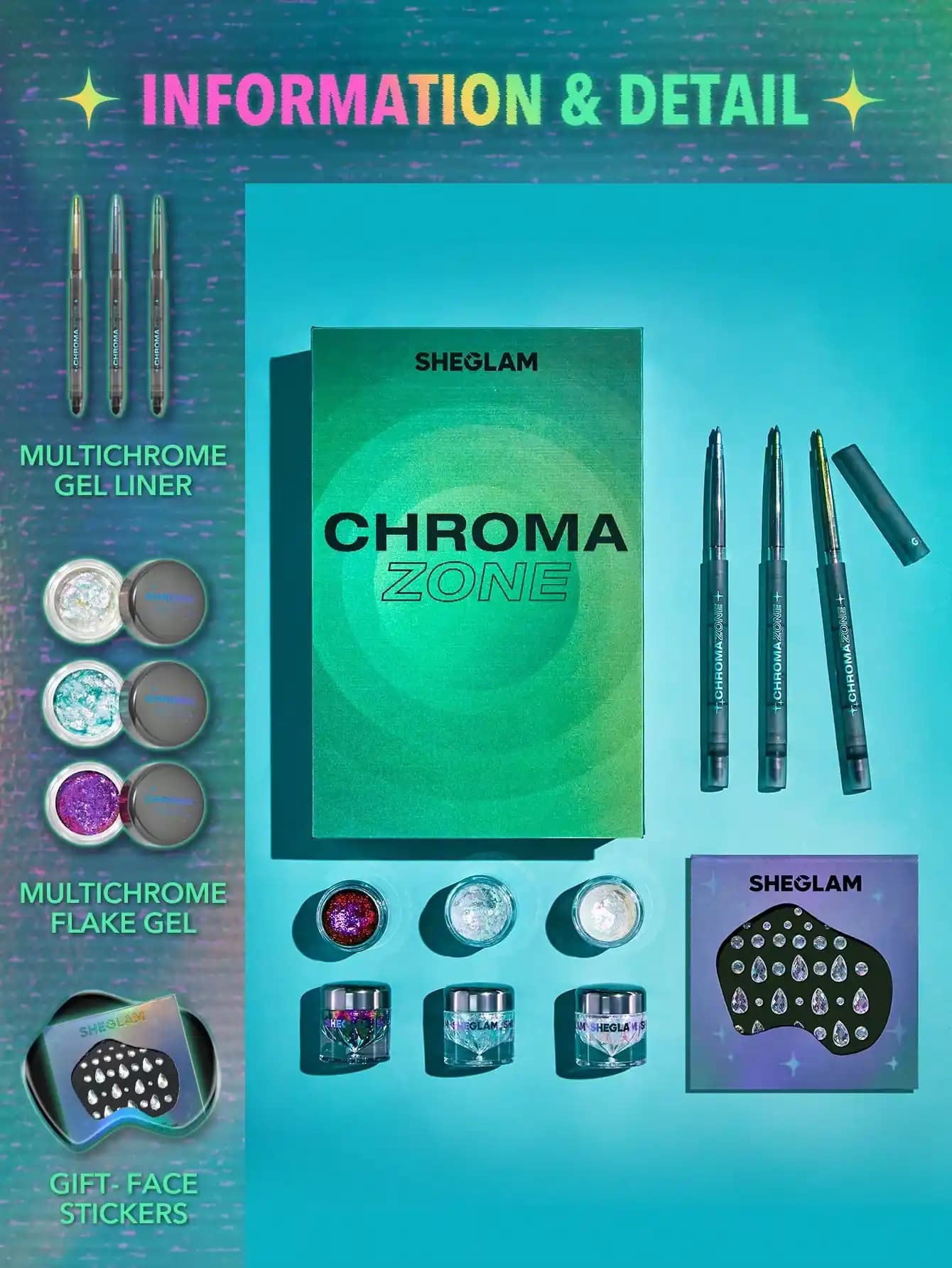 ست کلکسیون کامل CHROMA ZONE شیگلم — تصویر ۲