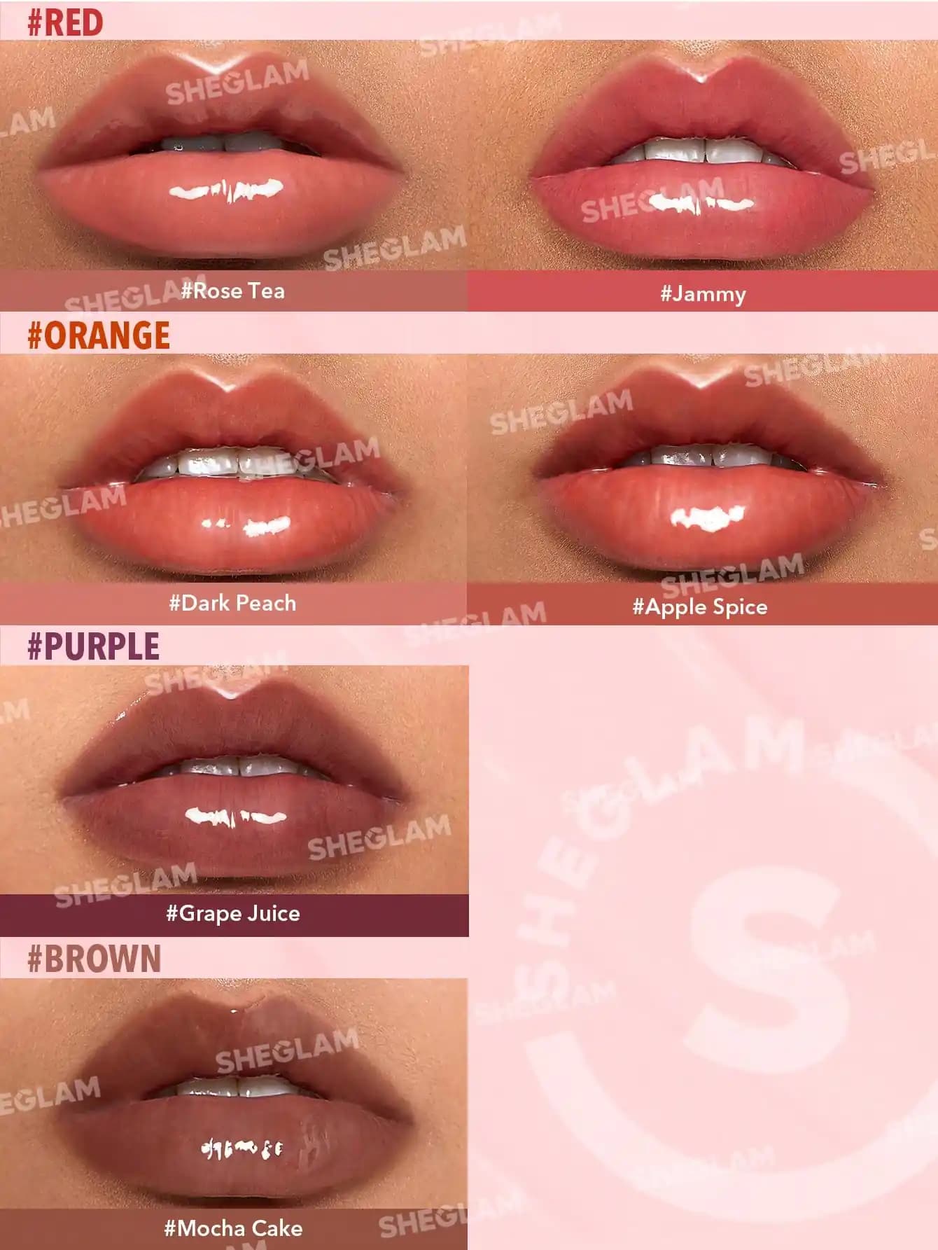 لیپ گلاس براق شیگلم مدل GLAZE DAZE LIP GLOSS — تصویر ۳