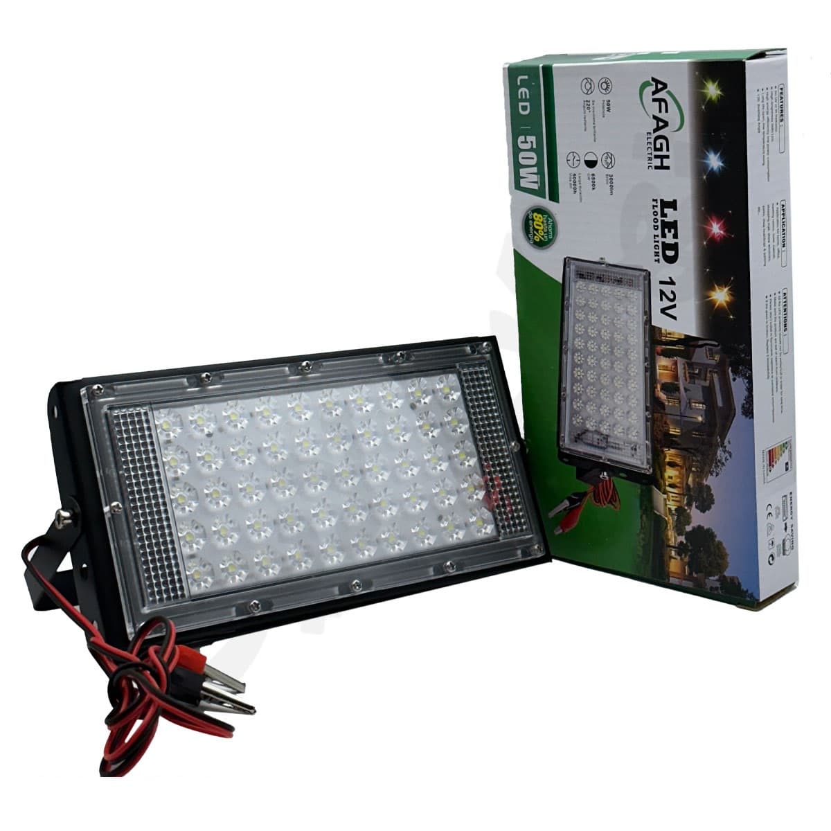 پروژکتور RGB ریموت دار 50 وات