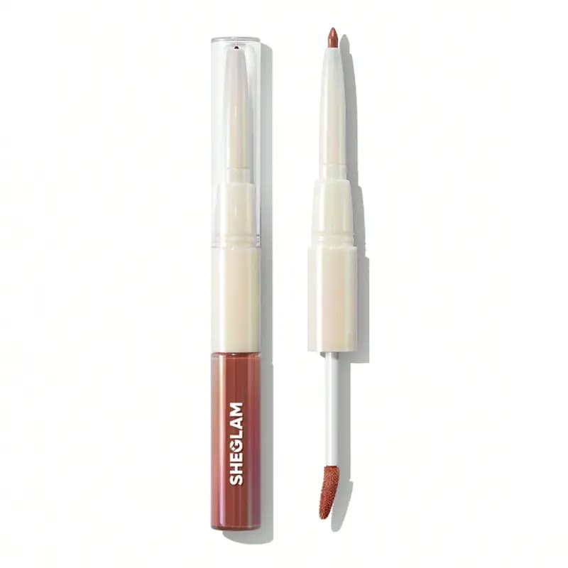 رژ لب مایع و مداد لب شیگلم مدل SHEGLAM LIP RULES LINER & GLOSS PEN