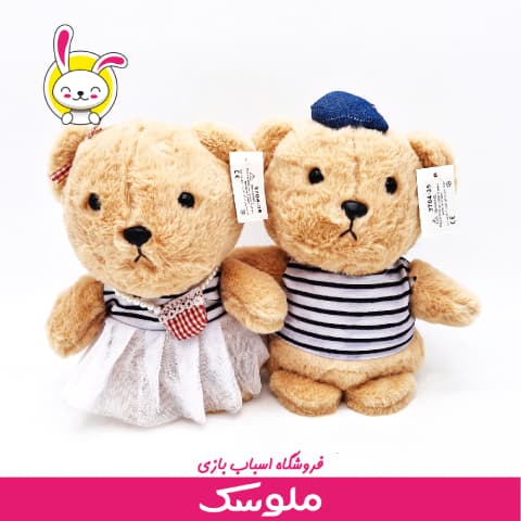 عروسک خرس دختر و پسر
