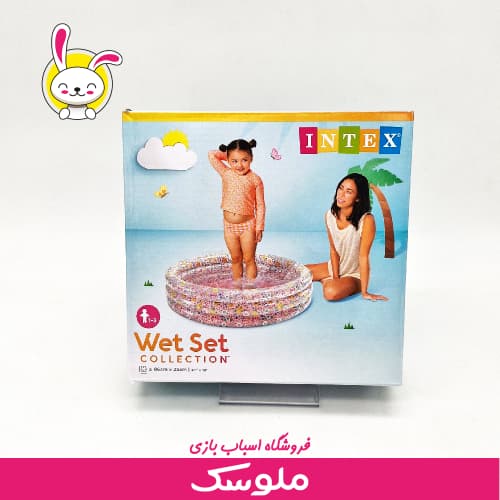 اسباب بازی استخر بادی گلدار