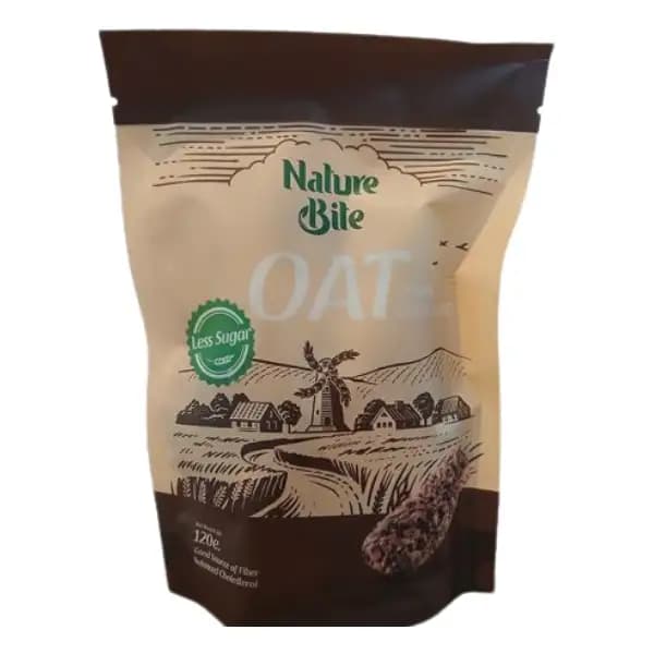 غلات صبحانه Nature Bite OAT Low Sugar طعم شکلاتی – بسته ۱۲۰ گرمی
