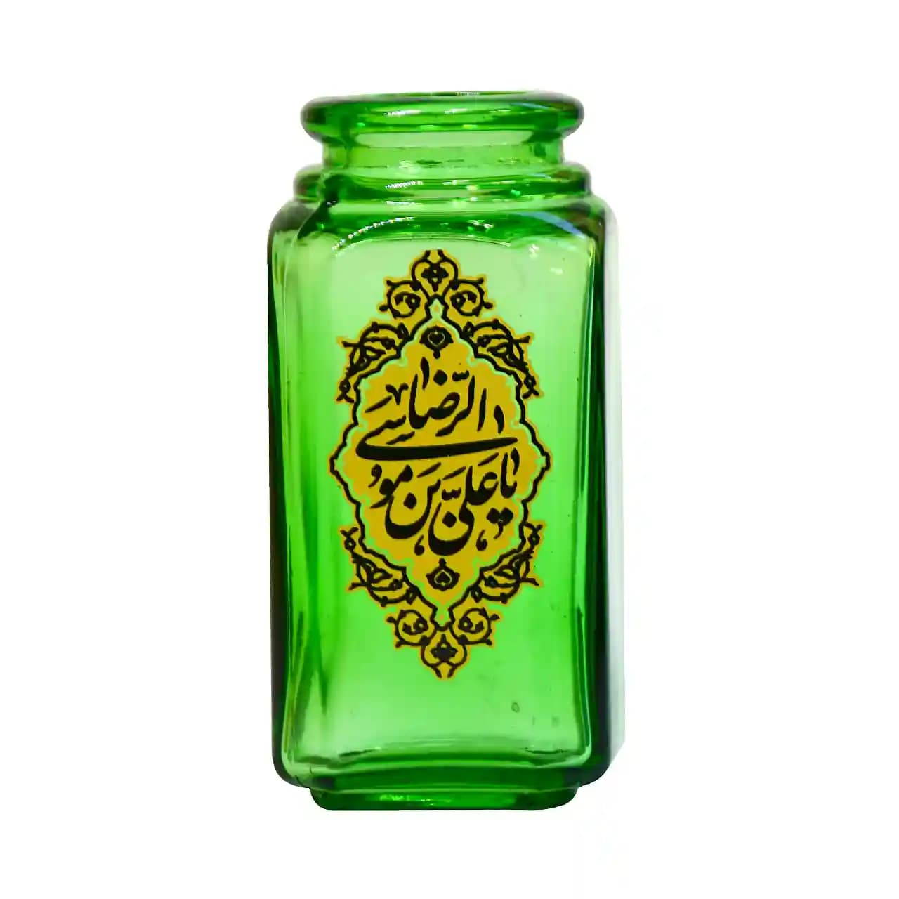 گلدان شیشه ای یا علی بن موسی الرضا مدل 2K 2