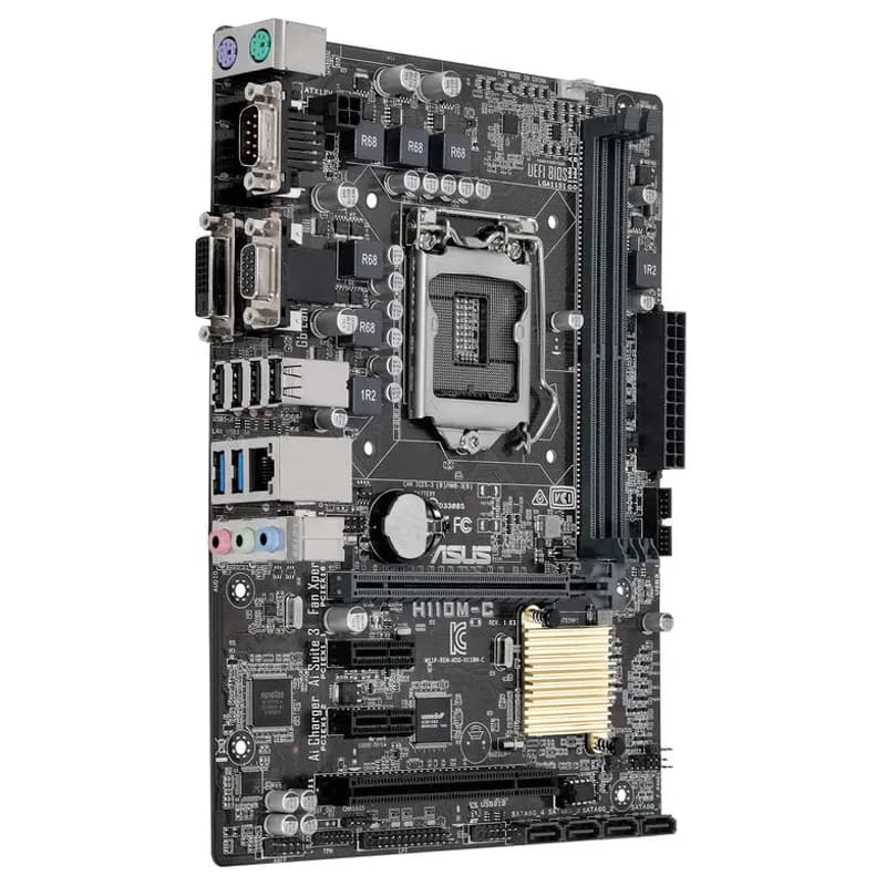 مادربرد استوک ایسوس ASUS H110 M-C DDR4 — تصویر ۳